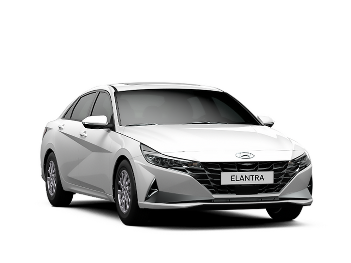 Hyundai Elantra Polar White